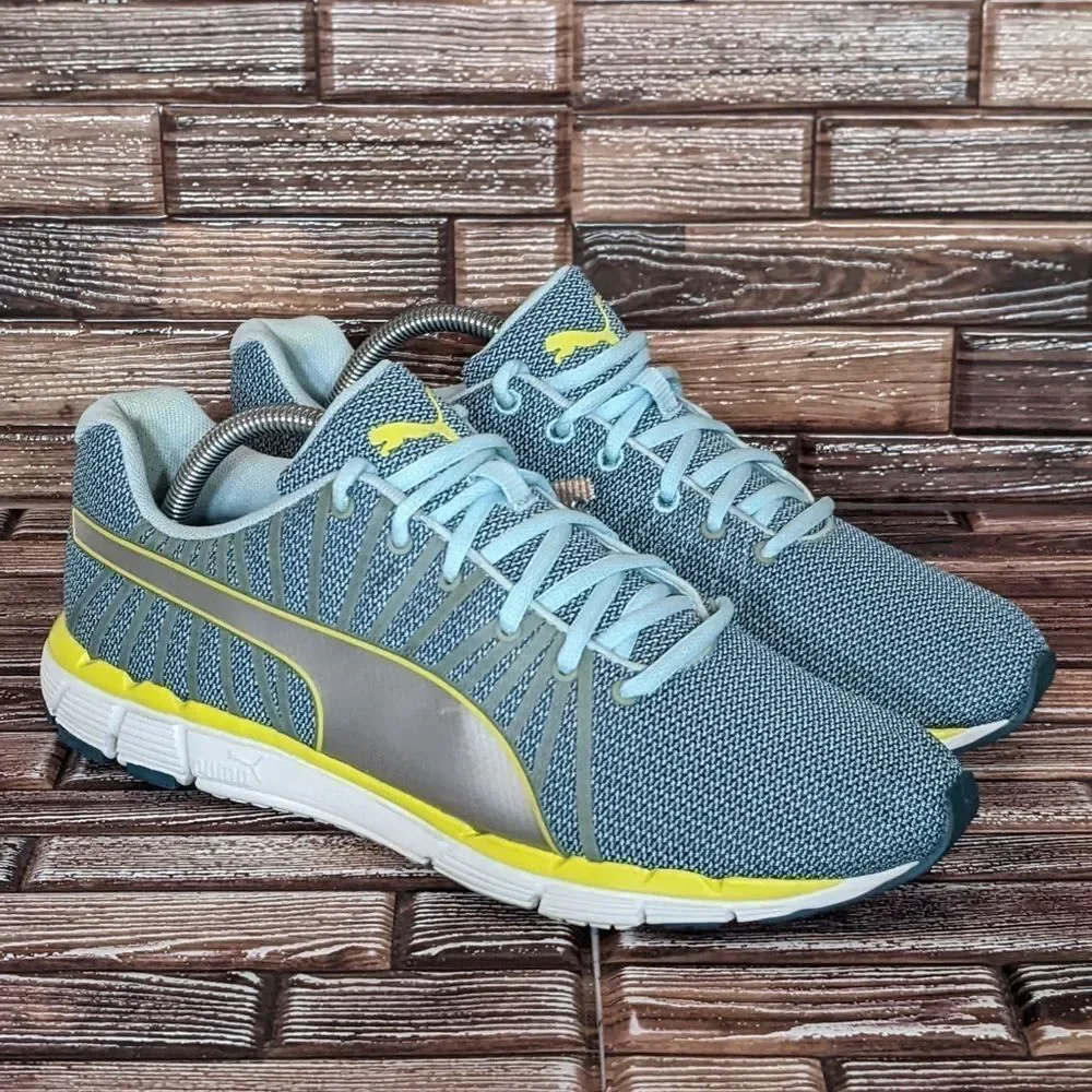 Puma blue and yellow trainers‎ - Womens 10.5